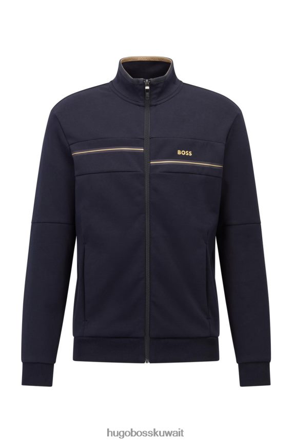 4TFNJN101 أزرق غامق/بيج Hugo Boss جيرسي سكاز 50465937 أزرق داكن