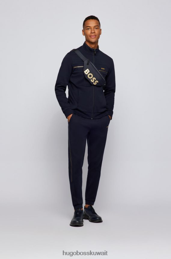 4TFNJN101 أزرق غامق/بيج Hugo Boss جيرسي سكاز 50465937 أزرق داكن