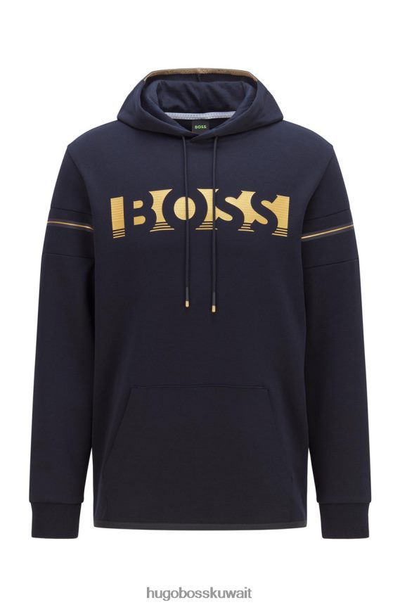 4TFNJN104 أحمر/أزرق داكن Hugo Boss هوديي سودي 50465949 أحمر