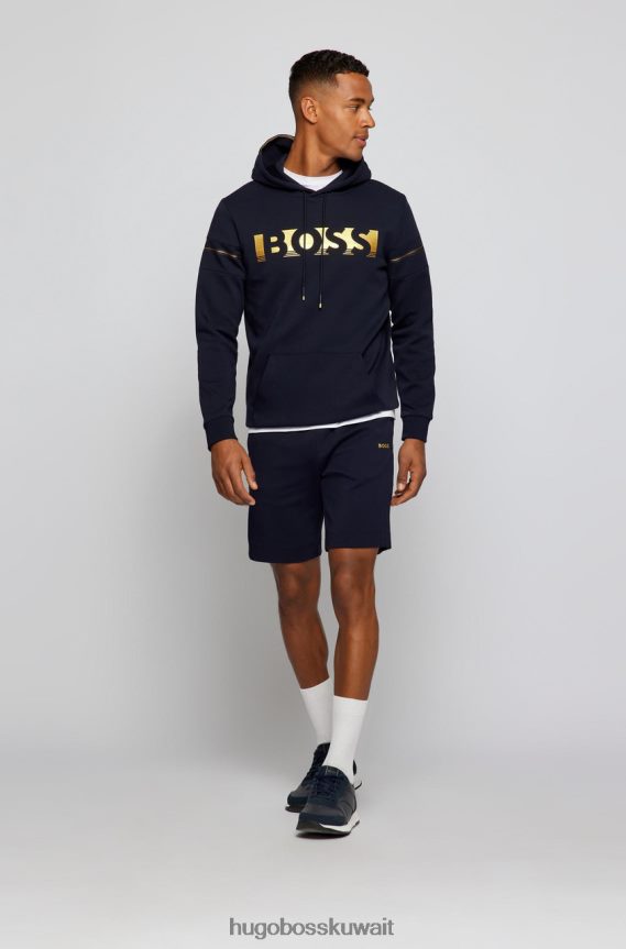 4TFNJN104 أحمر/أزرق داكن Hugo Boss هوديي سودي 50465949 أحمر