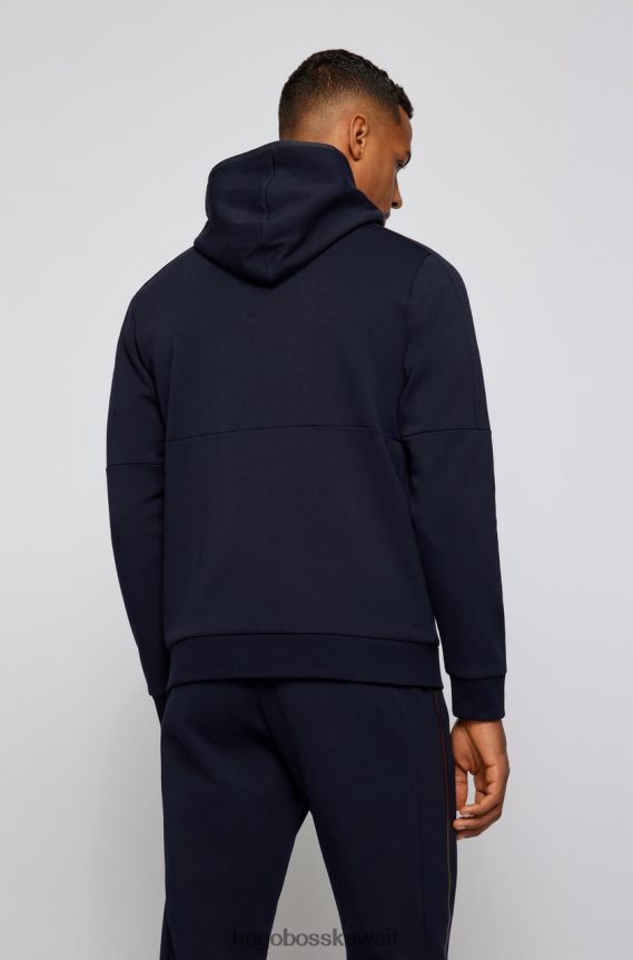 4TFNJN105 أزرق غامق/رمادي غامق Hugo Boss هوديي ساغي 50465950 أزرق داكن
