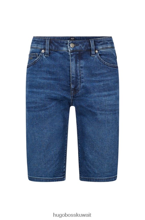 4TFNJN109 أزرق غامق Hugo Boss شورت جينز مين 50467369 أزرق داكن