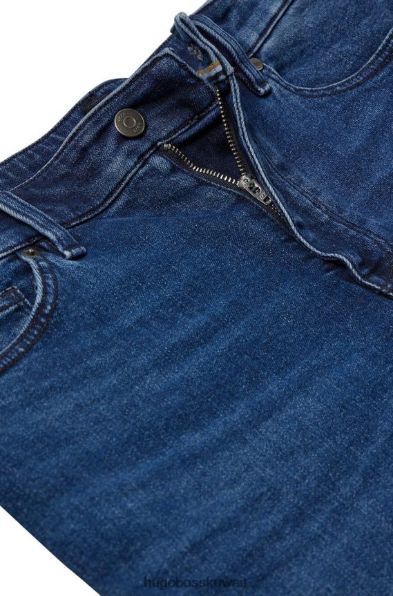 4TFNJN109 أزرق غامق Hugo Boss شورت جينز مين 50467369 أزرق داكن