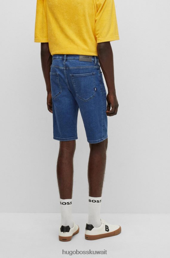 4TFNJN109 أزرق غامق Hugo Boss شورت جينز مين 50467369 أزرق داكن