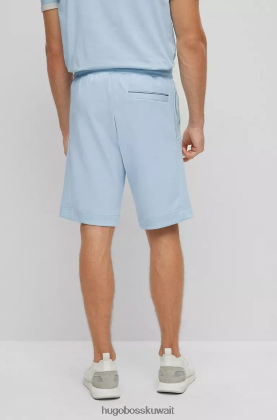 4TFNJN10 أزرق فاتح/وردي ساطع Hugo Boss شورت هيدلو 50471897 أزرق فاتح