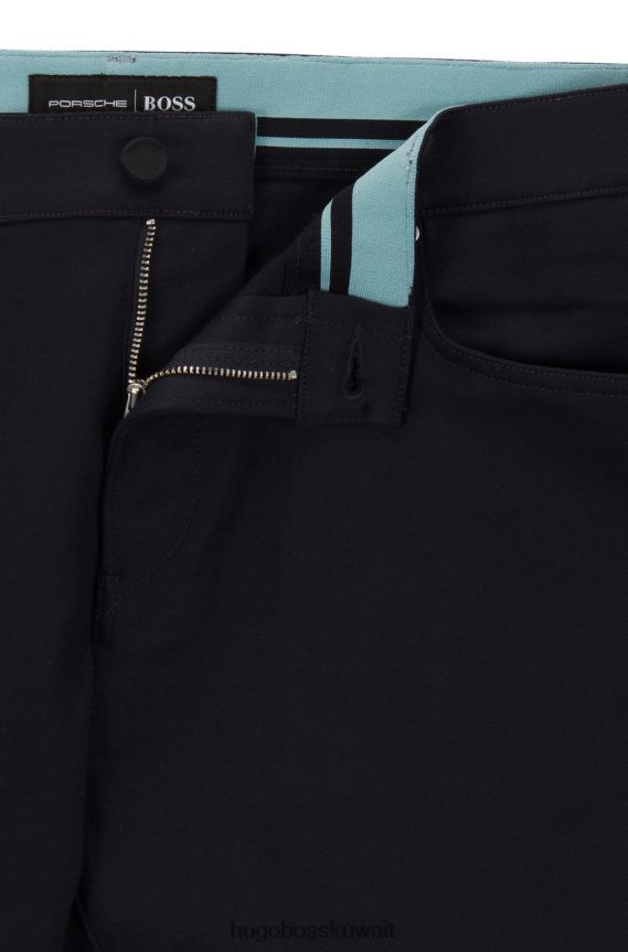4TFNJN114 أزرق غامق Hugo Boss × بورش جينز مدبب 50468143 أزرق داكن