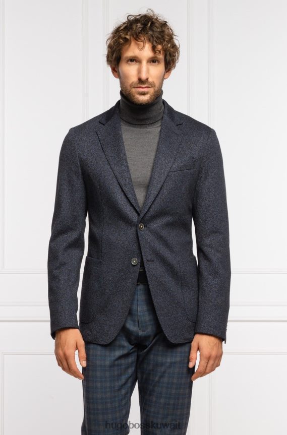 4TFNJN120 بيج/أزرق داكن Hugo Boss معطف رياضي سي هانري 50458919 ** بيج