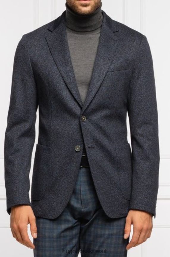 4TFNJN120 بيج/أزرق داكن Hugo Boss معطف رياضي سي هانري 50458919 ** بيج