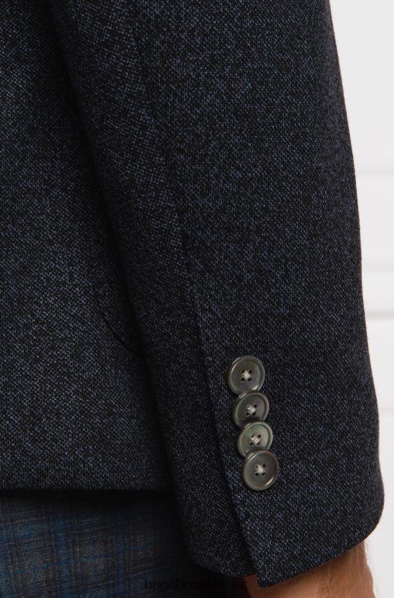 4TFNJN120 بيج/أزرق داكن Hugo Boss معطف رياضي سي هانري 50458919 ** بيج