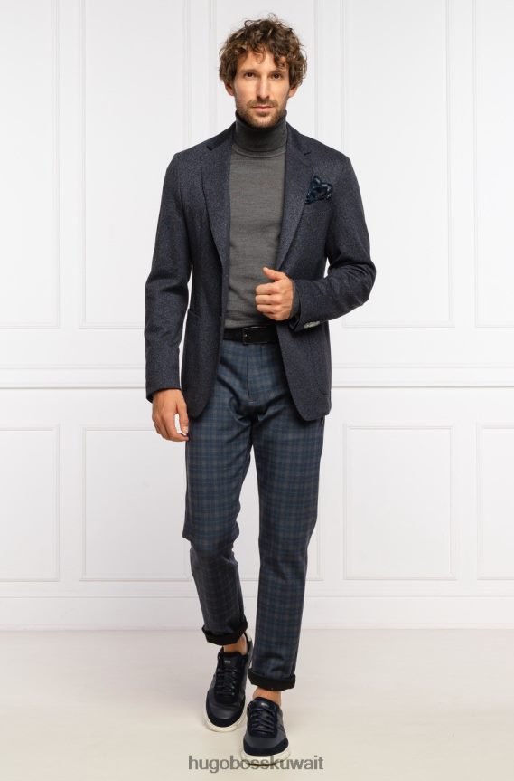 4TFNJN120 بيج/أزرق داكن Hugo Boss معطف رياضي سي هانري 50458919 ** بيج