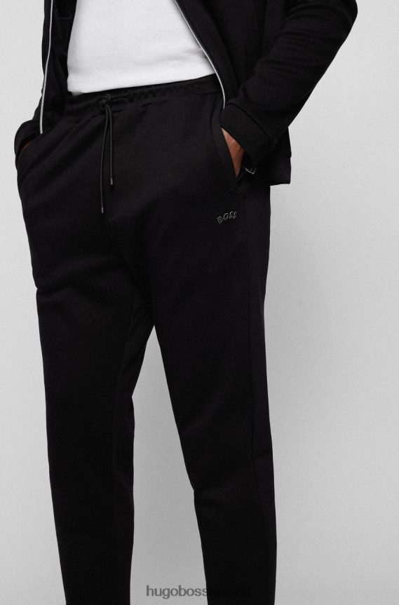 4TFNJN122 أسود/كحلي Hugo Boss بنطال رياضي هاديكو 50469098 أسود