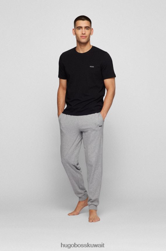 4TFNJN126 أسود / كحلي / أبيض Hugo Boss تي شيرت ملابس النوم 50469550 أسود