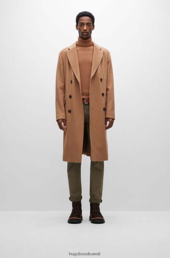 4TFNJN1293 أخضر Hugo Boss جينز Hugo Green ذو المقاس العادي من قماش الدنيم المطاطي ذو البنية الدقيقة