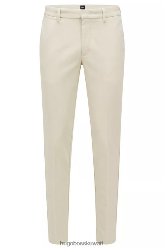 4TFNJN12 أبيض/أوف وايت Hugo Boss بنطلون كاجوال كايتو 50472711 أبيض