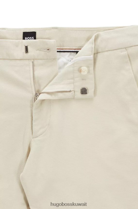 4TFNJN12 أبيض/أوف وايت Hugo Boss بنطلون كاجوال كايتو 50472711 أبيض