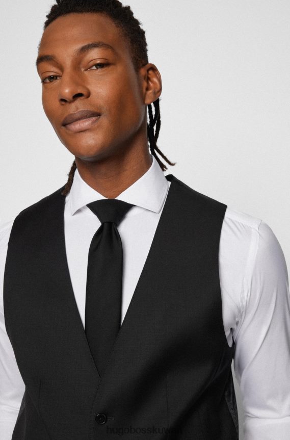 4TFNJN137 أسود/أزرق داكن Hugo Boss ح-سترة ضخمة 50469160 أسود