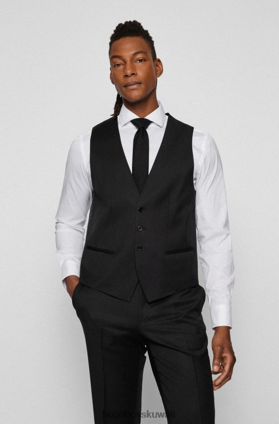 4TFNJN137 أسود/أزرق داكن Hugo Boss ح-سترة ضخمة 50469160 أسود