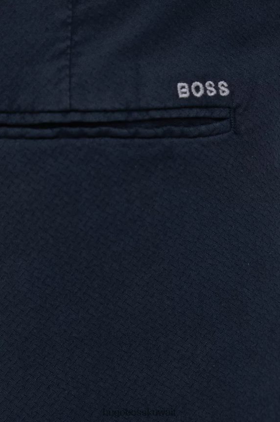 4TFNJN13 أزرق متوسط/أزرق داكن Hugo Boss شورت شريحة 50472690 أزرق متوسط