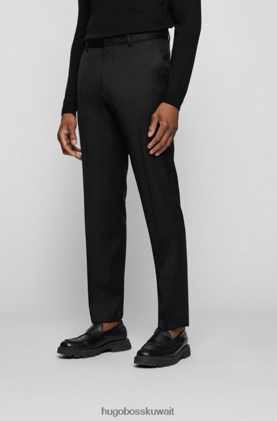 4TFNJN145 أسود/أزرق داكن/رمادي غامق Hugo Boss بنطلون ح-جينيوس 50469174 أسود