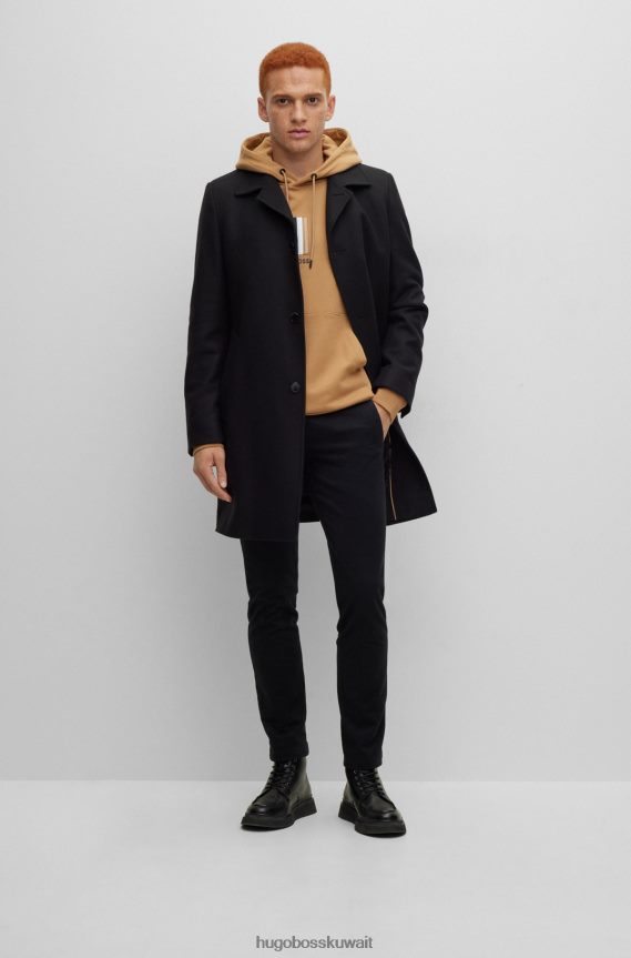 4TFNJN1484 اللون البيج Hugo Boss هوديي الفرنسية تيري