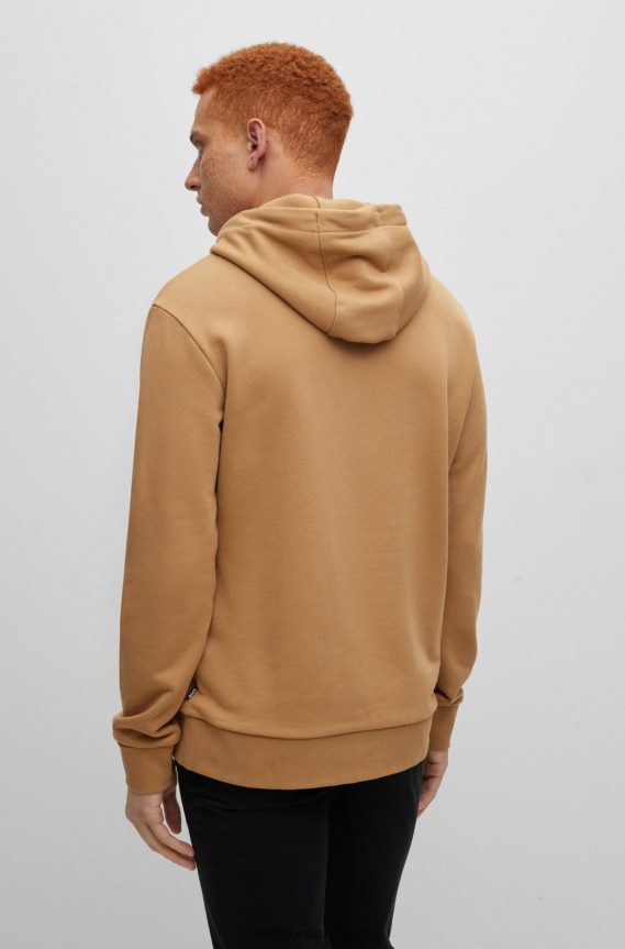 4TFNJN1484 اللون البيج Hugo Boss هوديي الفرنسية تيري