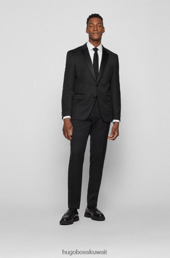 4TFNJN148 أسود/كحلي Hugo Boss سترة ضخمة من نوع Tux-N 50469191 باللون الأسود
