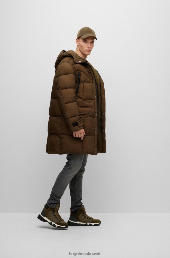 4TFNJN1499 رمادي Hugo Boss بنطال جينز ضيق باللون الرمادي من قماش الدنيم المريح والمطاط باللون الرمادي