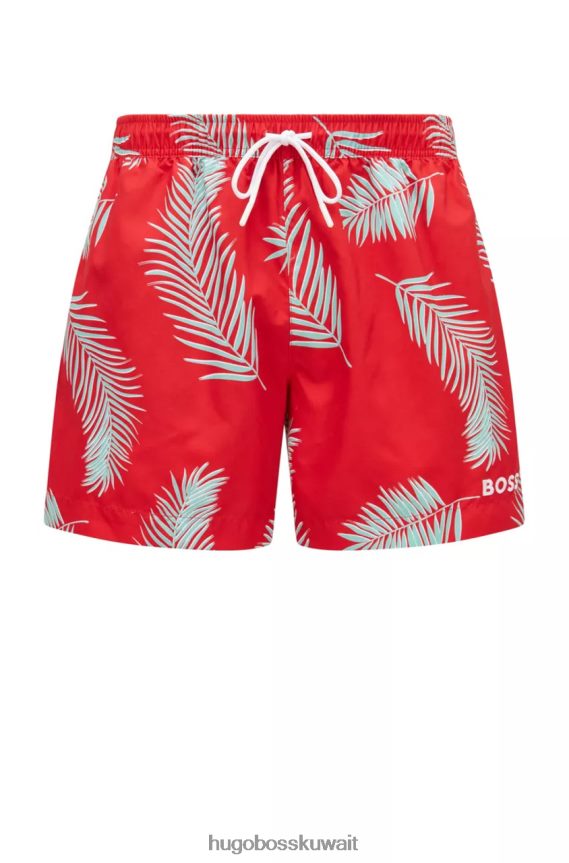 4TFNJN14 أحمر Hugo Boss شورت السباحة سلحفاة 50473907 أحمر