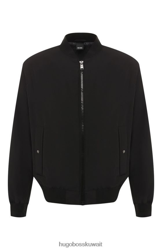 4TFNJN150 أسود Hugo Boss سترة عادية مكعبة 50405237 أسود