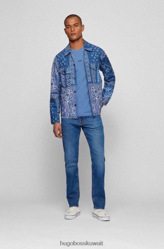 4TFNJN151 أزرق Hugo Boss جينز ماين 3 رقم 50470538 أزرق