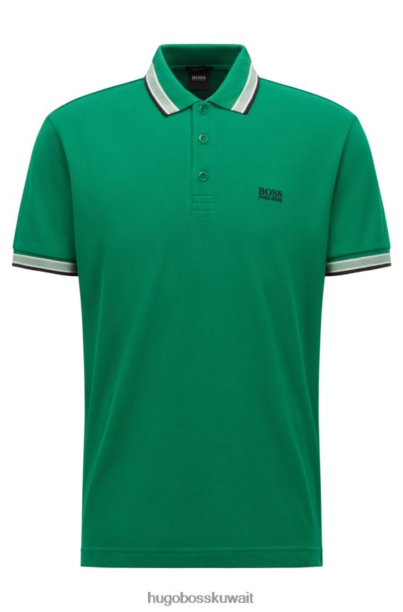 4TFNJN153 أزرق/أخضر/أحمر Hugo Boss بولو بادي 2022 50398302 أزرق