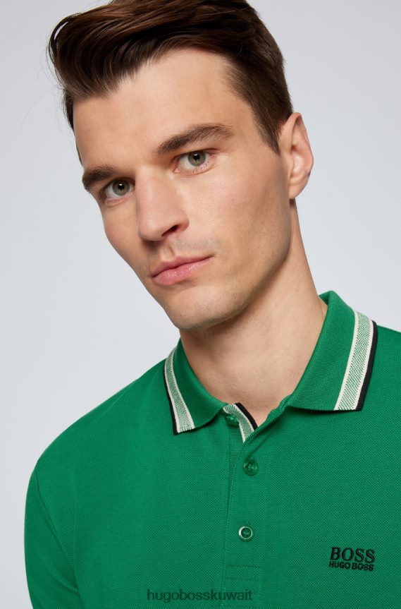 4TFNJN153 أزرق/أخضر/أحمر Hugo Boss بولو بادي 2022 50398302 أزرق