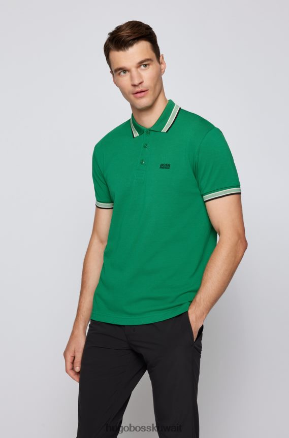 4TFNJN153 أزرق/أخضر/أحمر Hugo Boss بولو بادي 2022 50398302 أزرق