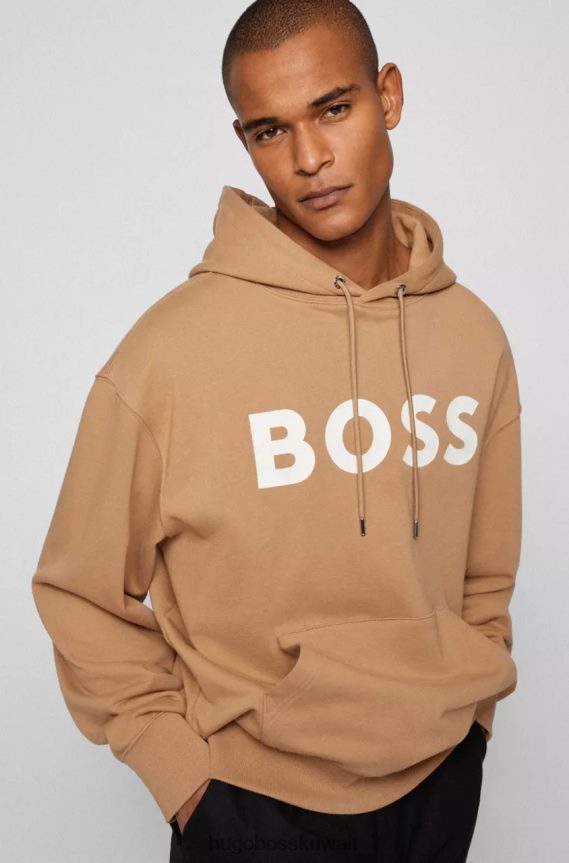 4TFNJN157 أسود/بيج Hugo Boss للجنسين هوديي سوليفان 50477050 أسود