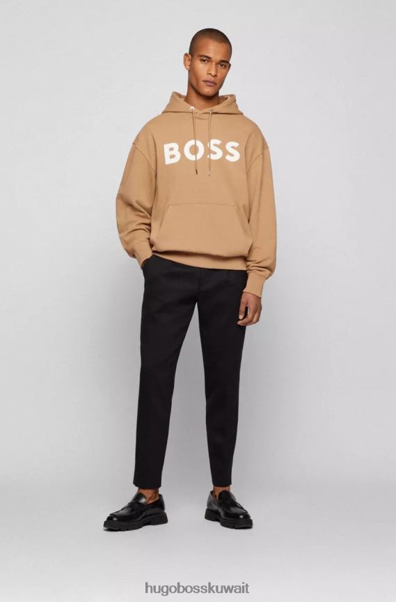 4TFNJN157 أسود/بيج Hugo Boss للجنسين هوديي سوليفان 50477050 أسود