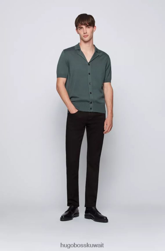 4TFNJN158 أسود Hugo Boss جينز ديلاوير رقم 50449661 أسود