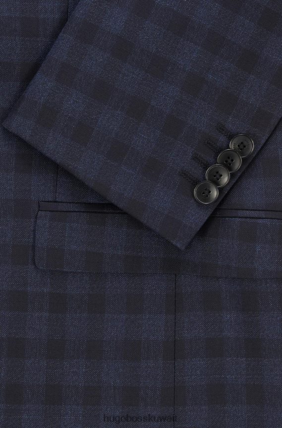 4TFNJN165 أزرق غامق Hugo Boss بدلة ح-ريموند 50458881 أزرق داكن