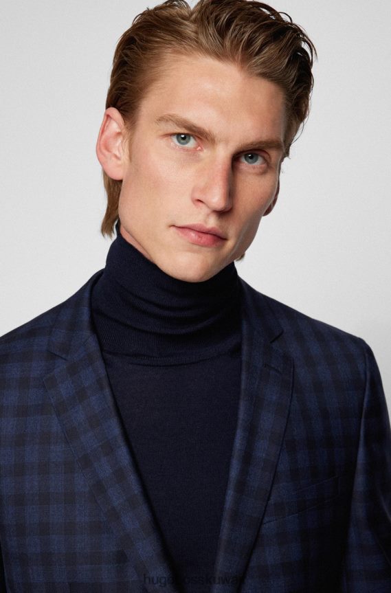 4TFNJN165 أزرق غامق Hugo Boss بدلة ح-ريموند 50458881 أزرق داكن