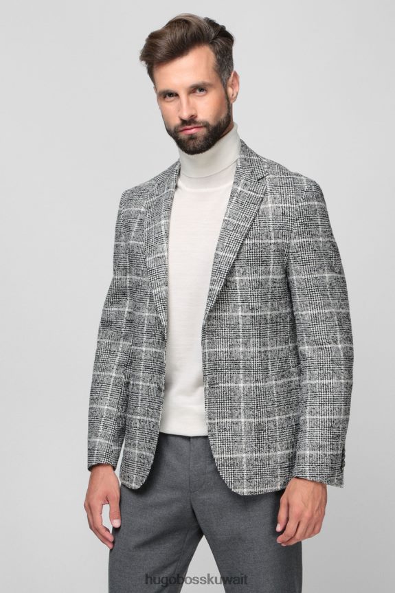 4TFNJN167 أسود Hugo Boss معطف رياضي سي هانري 50458819 أسود