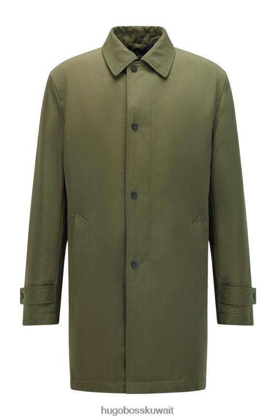 4TFNJN169 أزرق داكن/أخضر داكن Hugo Boss معطف داين 50457490 أزرق داكن