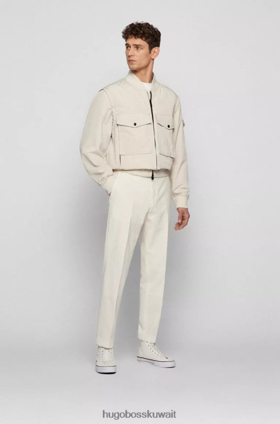 4TFNJN16 أبيض Hugo Boss بنطلون h-genius 50468852 أبيض