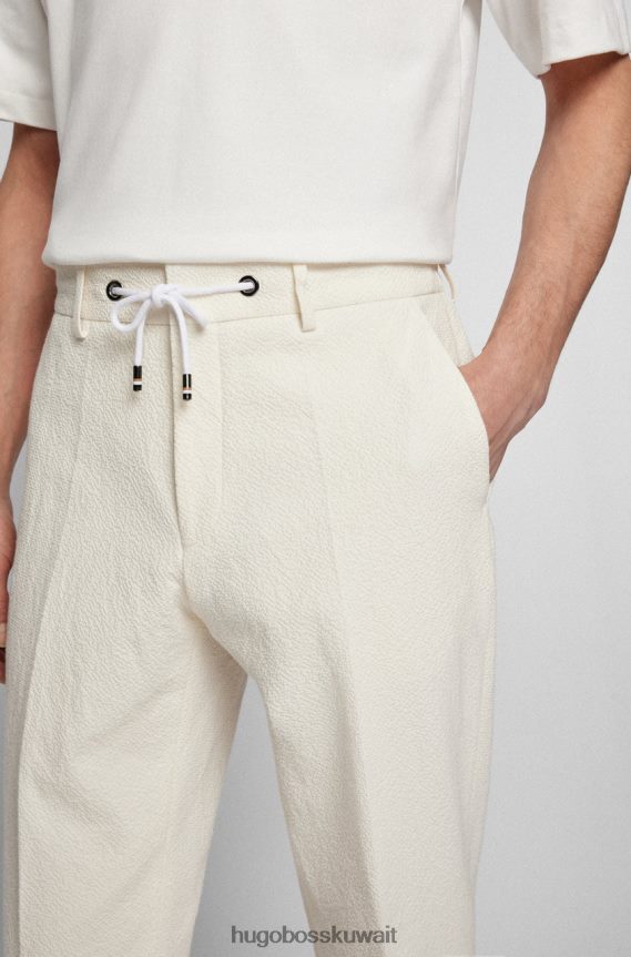 4TFNJN16 أبيض Hugo Boss بنطلون h-genius 50468852 أبيض