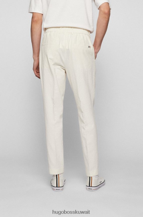 4TFNJN16 أبيض Hugo Boss بنطلون h-genius 50468852 أبيض