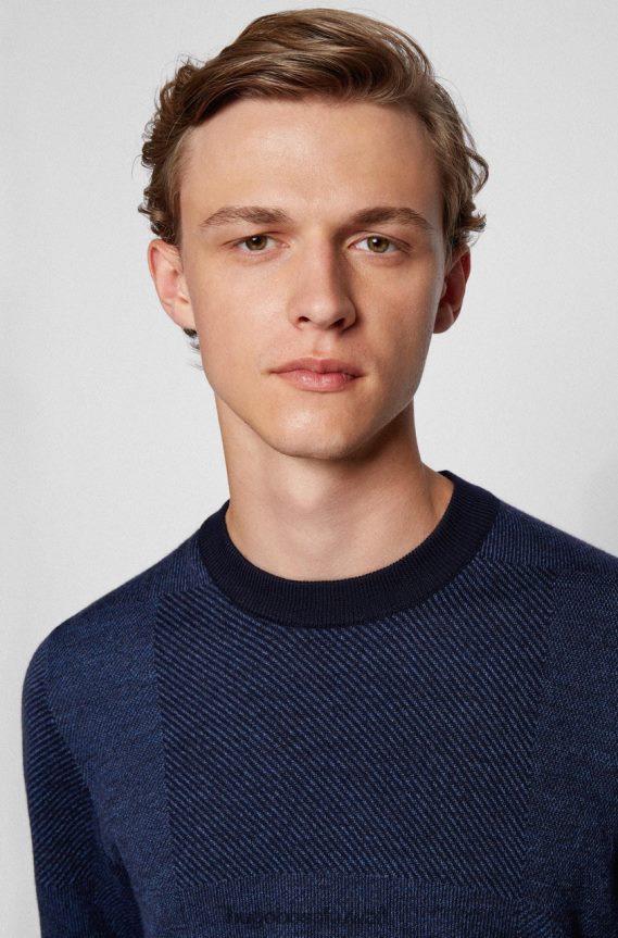 4TFNJN171 أسود/كحلي Hugo Boss متماسكة ناتالينو 50457688 أسود