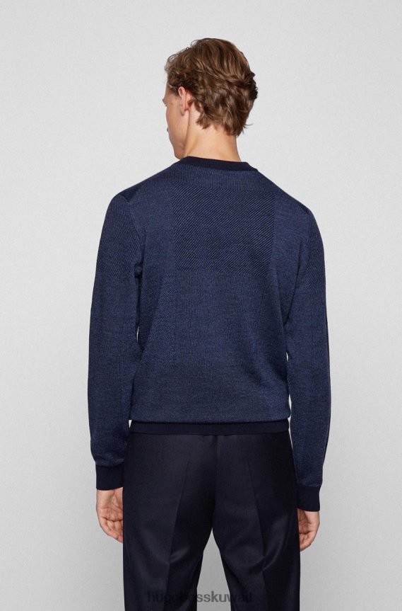 4TFNJN171 أسود/كحلي Hugo Boss متماسكة ناتالينو 50457688 أسود