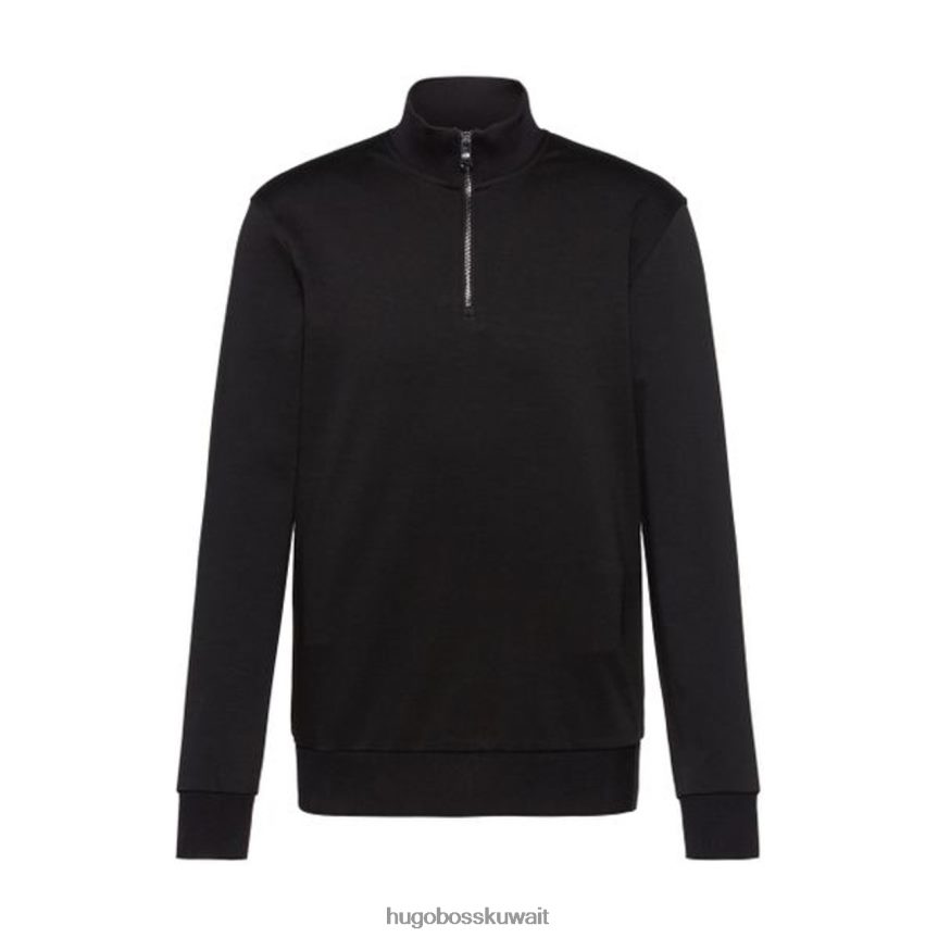 4TFNJN172 أسود/كحلي Hugo Boss نصف سحاب متماسكة سيدني 50458167 أسود