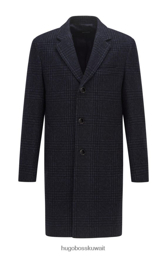 4TFNJN174 القوات البحرية Hugo Boss معطف ح-هايد 50459007 البحرية