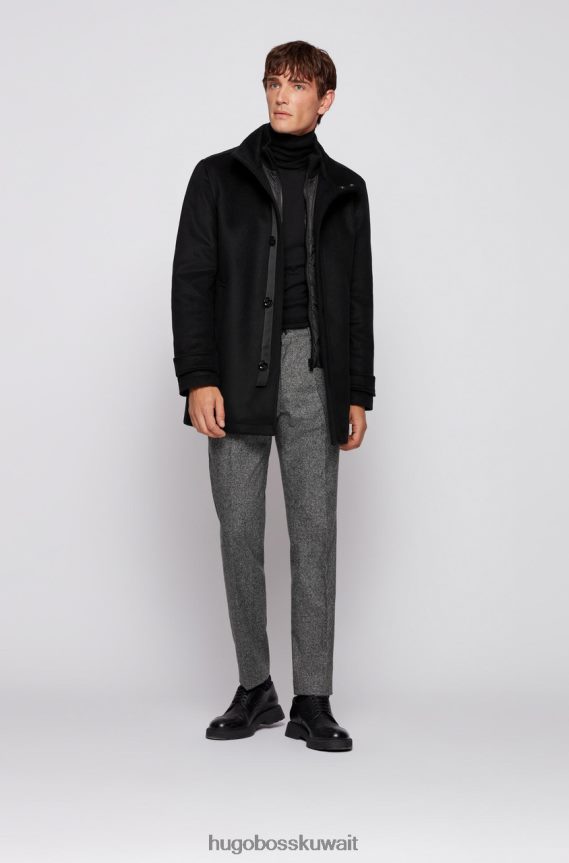 4TFNJN176 البحرية / الأسود Hugo Boss معطف كوكستان 50455402 البحرية