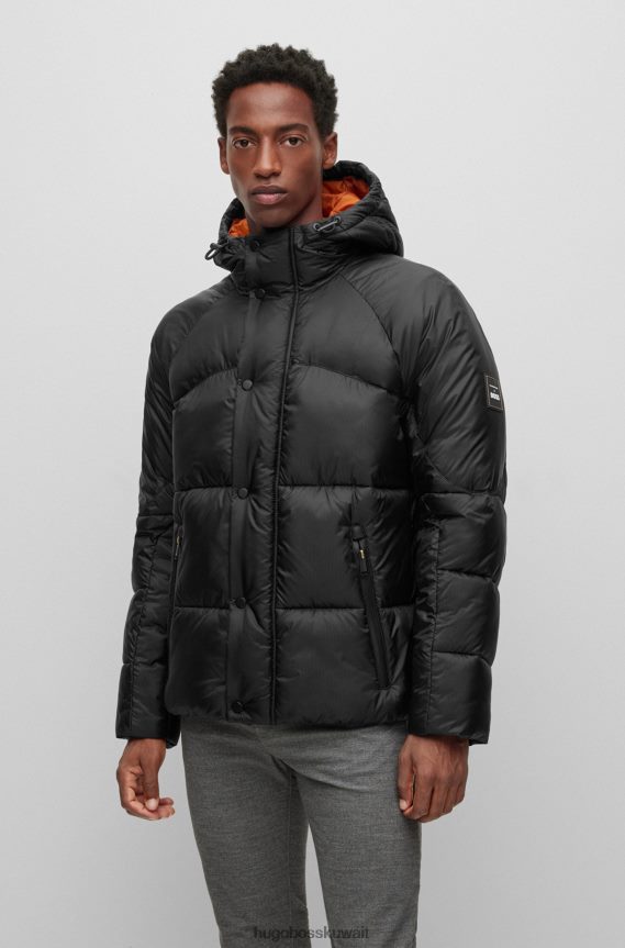 4TFNJN1775 أسود Hugo Boss سترات مبطنة كبيرة الحجم من بورشه X