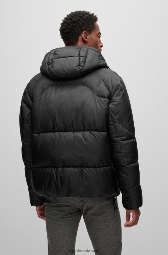 4TFNJN1775 أسود Hugo Boss سترات مبطنة كبيرة الحجم من بورشه X